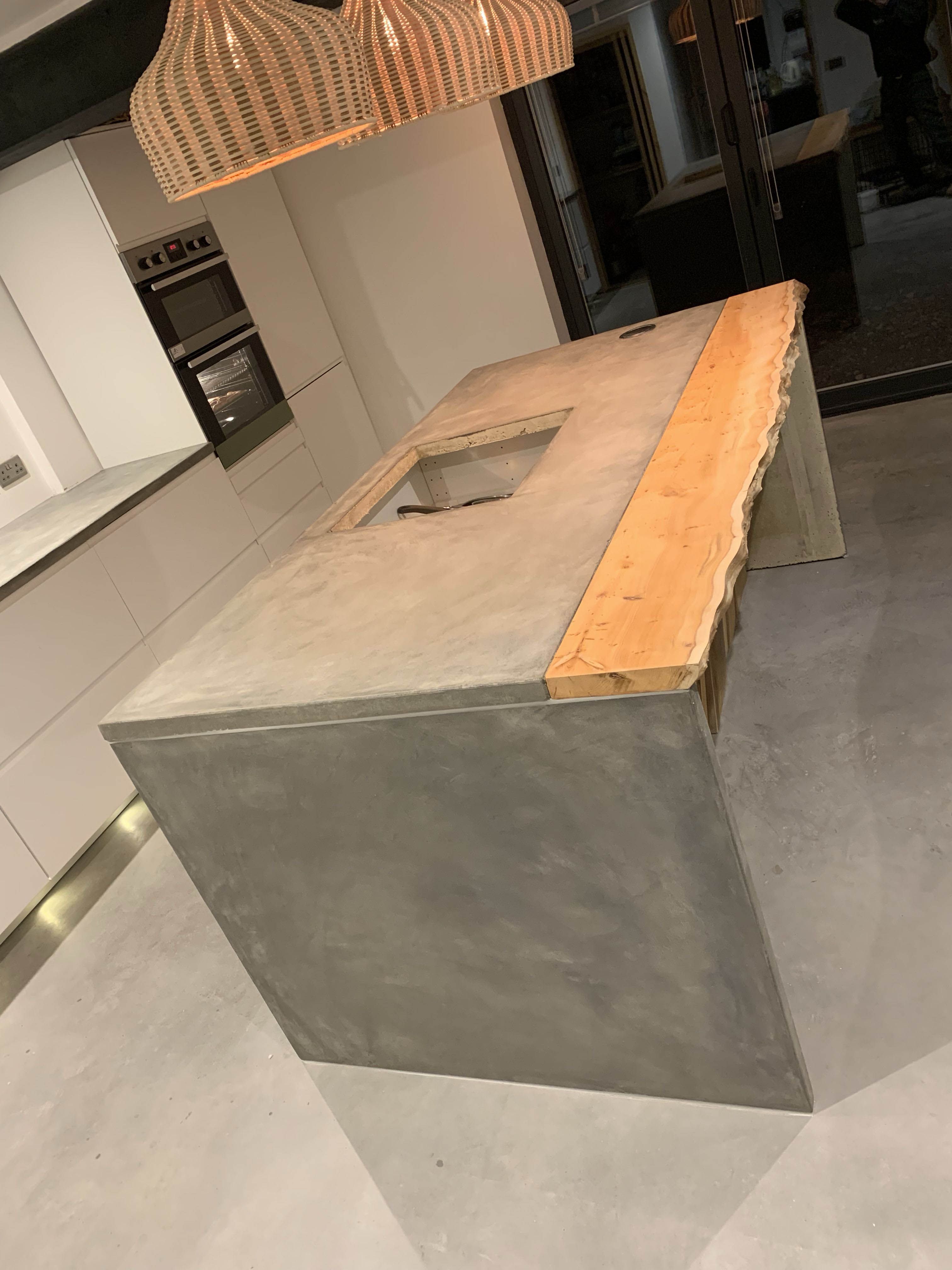 бетонная столешница на кухню